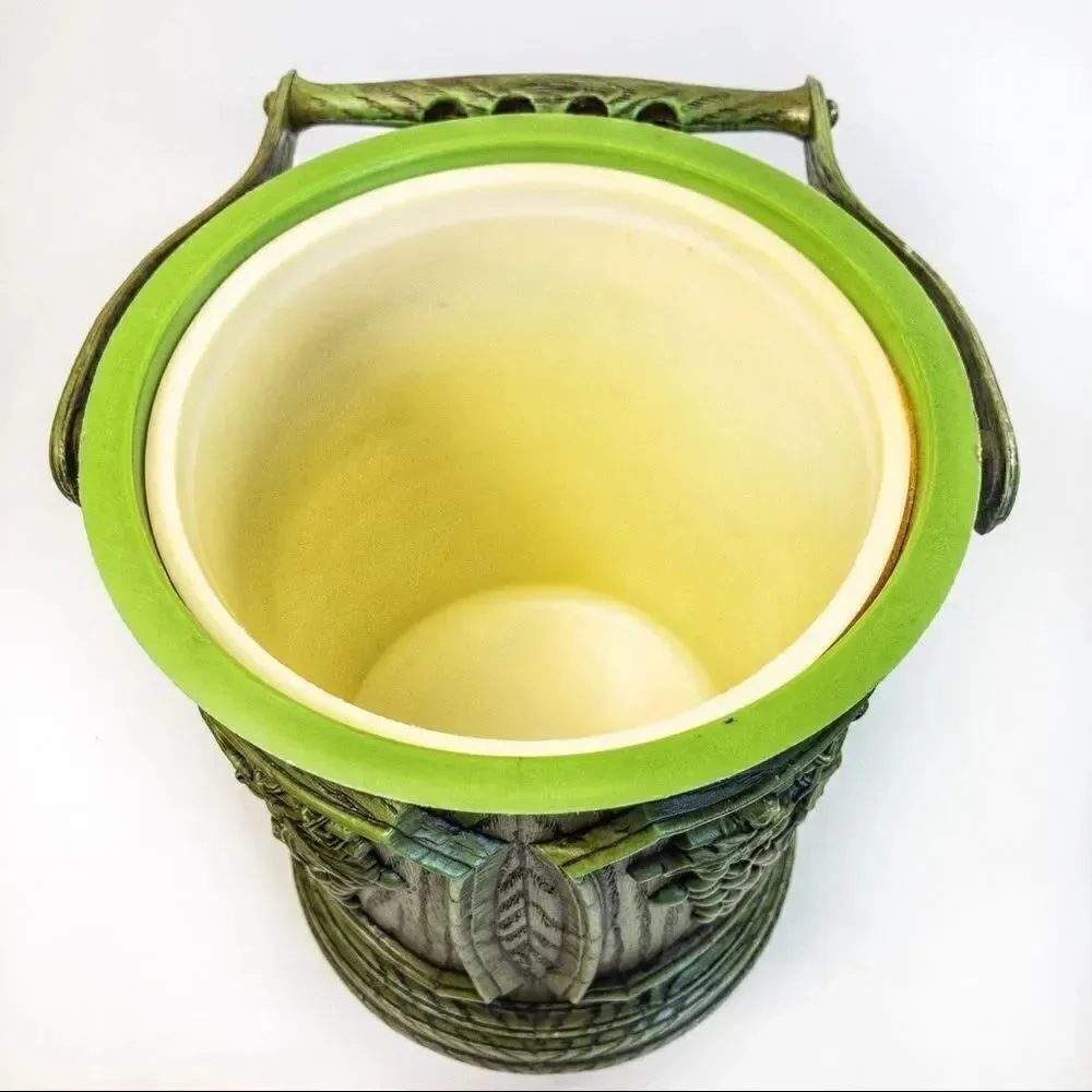 Vintage Chinoiserie Plastic Ice Bucket